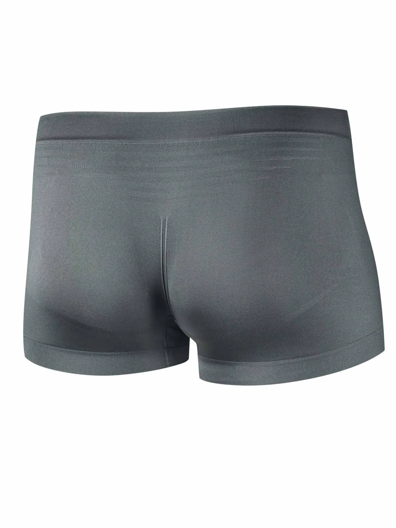 Szürke férfi seamless sportboxer BRUBECK minőségben, stabil tartás intenzív mozgáshoz