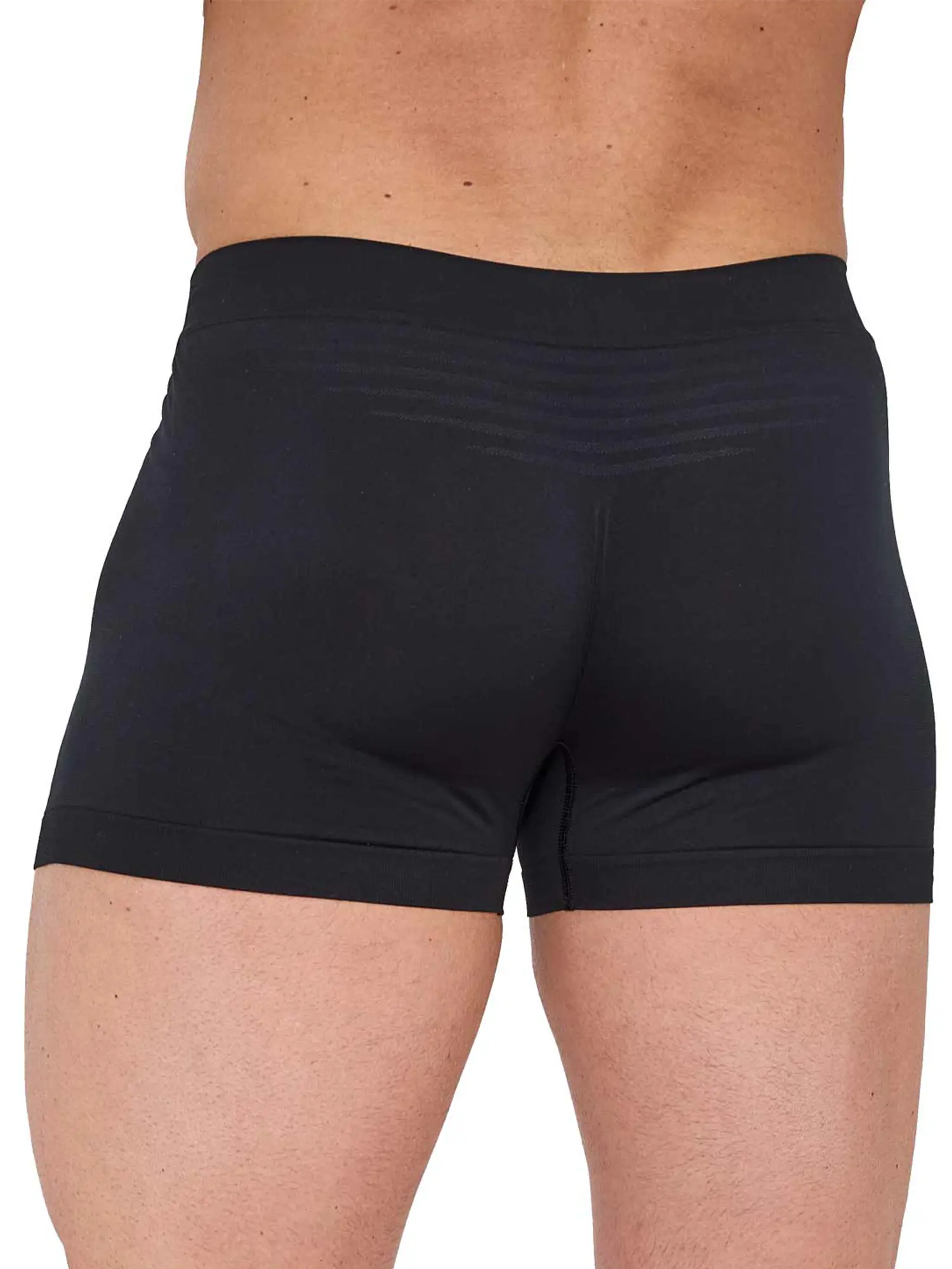 Férfi seamless sportboxer fekete színben, BRUBECK B-Light ideális nyári sportoláshoz