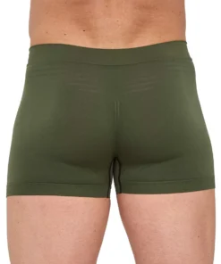 Ultrakönnyű férfi sportboxer khaki színben, aktív nyári használatra