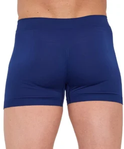 Thermoactive férfi sportboxer sötétkék színben, hosszan friss érzetet biztosít