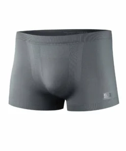 BRUBECK B-Light férfi sportboxer szürke színben, ultrakönnyű és légáteresztő kialakítással