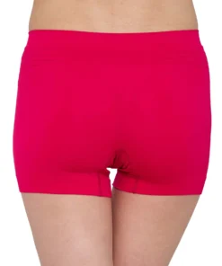 Seamless fukszia női sportboxer, ideális futáshoz, túrázáshoz és nyári sportoláshoz