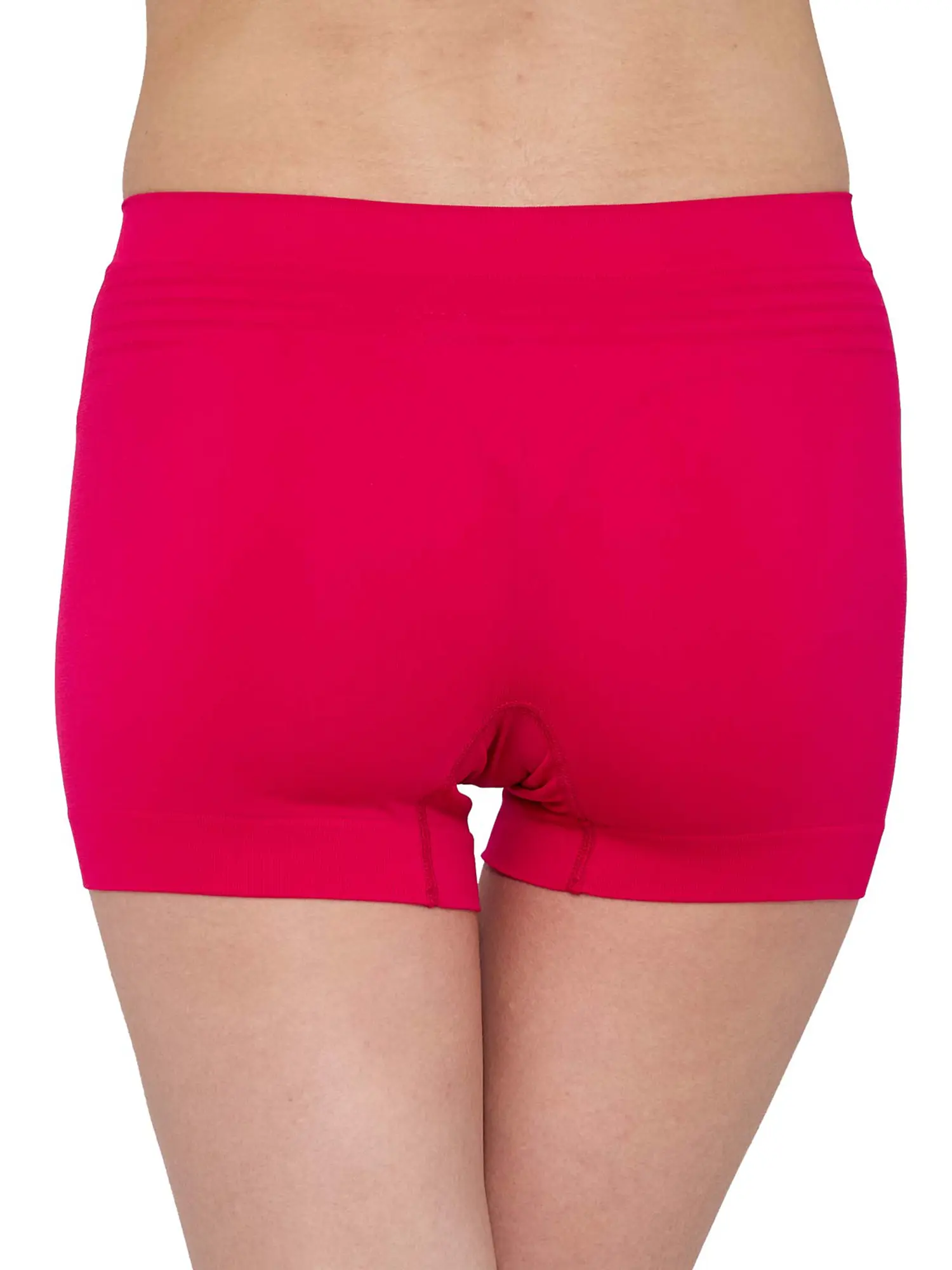 Seamless fukszia női sportboxer, ideális futáshoz, túrázáshoz és nyári sportoláshoz