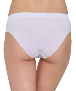 Seamless fehér női sportbugyi BRUBECK, nyári sportokhoz, futáshoz és túrázáshoz