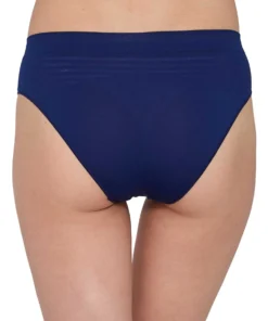 Seamless sötétkék női sportbugyi BRUBECK, tökéletes nyári sportoláshoz és edzéshez