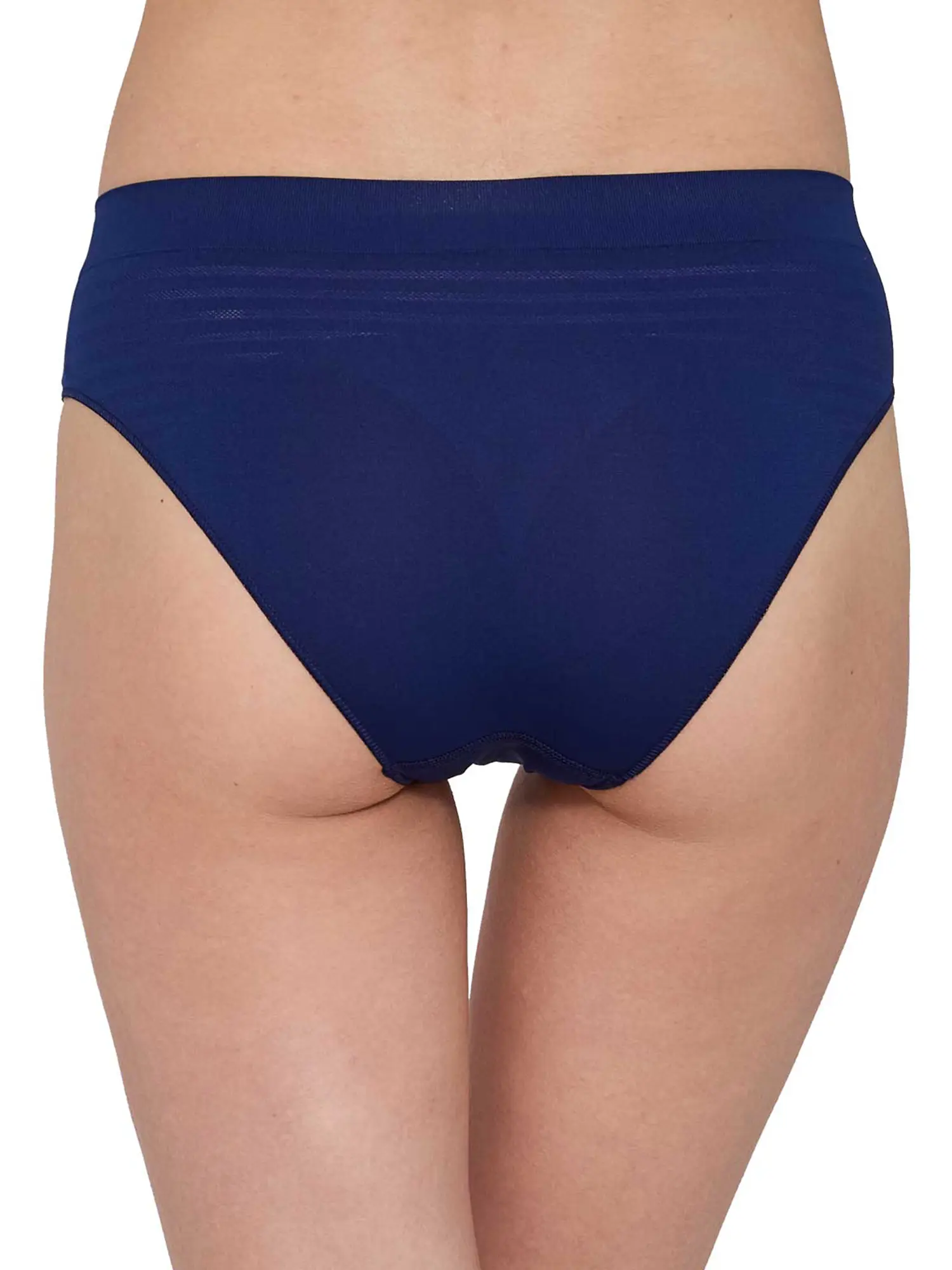 Seamless sötétkék női sportbugyi BRUBECK, tökéletes nyári sportoláshoz és edzéshez