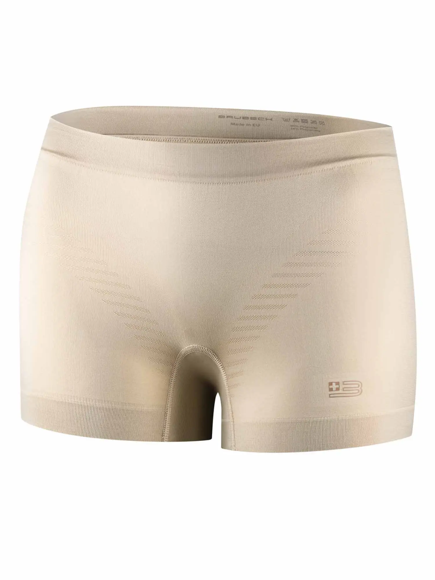 BRUBECK B-Light női sportboxer bézs színben, ultrakönnyű, seamless és rugalmas