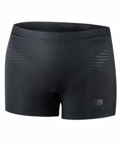 BRUBECK B-Light női ultrakönnyű sportboxer fekete színben, seamless kialakítás, tökéletes edzéshez