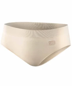 BRUBECK B-Light női sportbugyi bézs színben, ultrakönnyű, seamless és antibakteriális