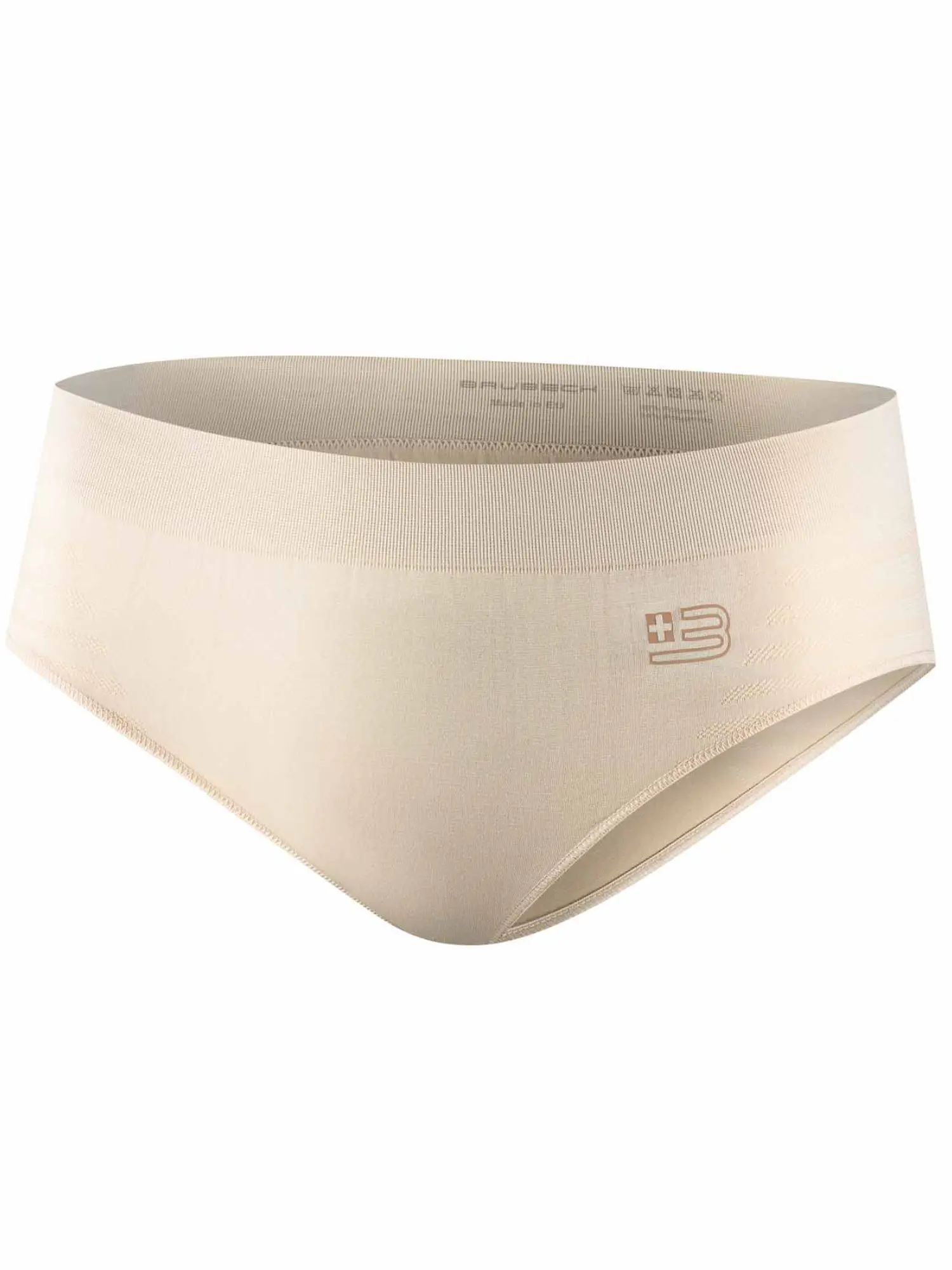 BRUBECK B-Light női sportbugyi bézs színben, ultrakönnyű, seamless és antibakteriális
