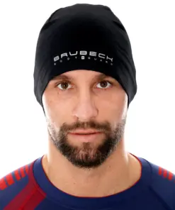 Uniszex Merinó gyapjú sportsapka - Fekete