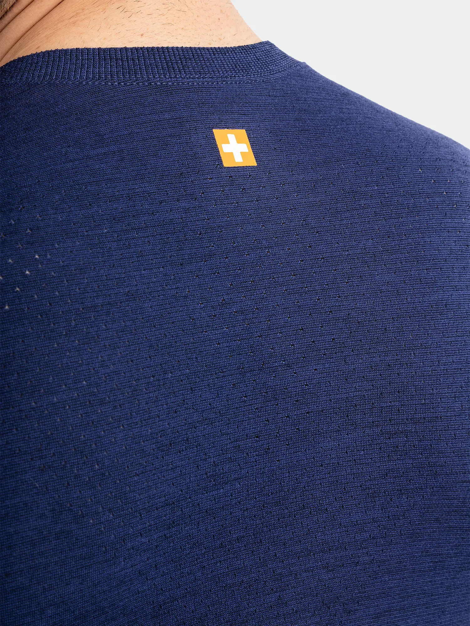 OUTDOOR WOOL PRO Férfi hosszú ujjú merinó túrapóló - Sötétkék - Image 10