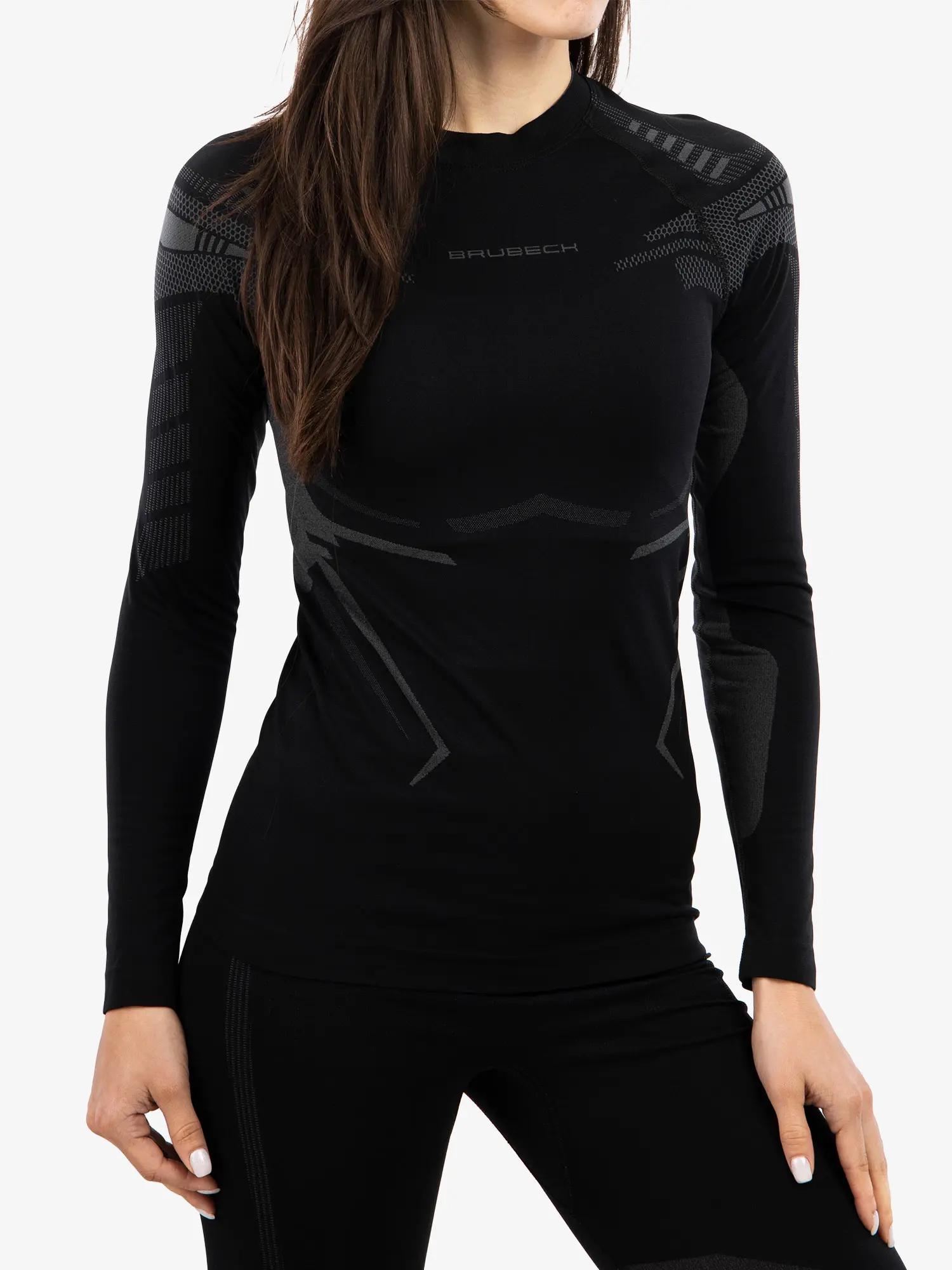 DRY Női hosszú ujjú felső - Fekete / Grafit - Image 5