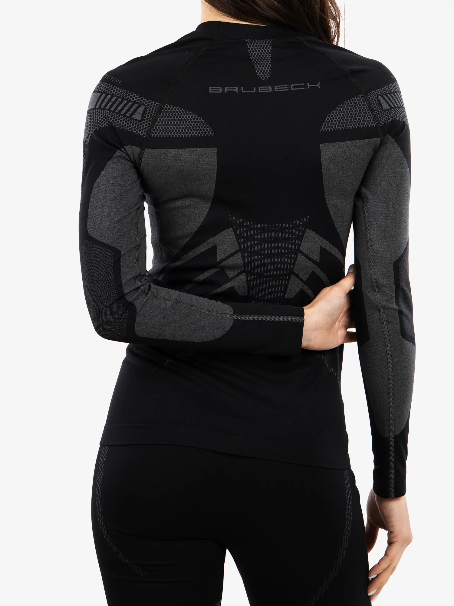 DRY Női hosszú ujjú felső - Fekete / Grafit - Image 6