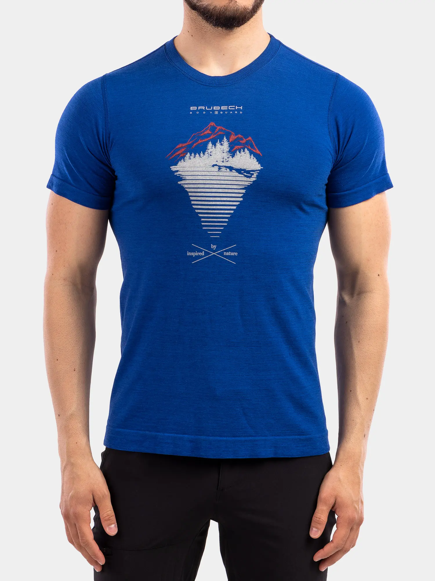 OUTDOOR WOOL PRO Férfi rövid ujjú merinó túrapóló - Sötétkék - Image 7