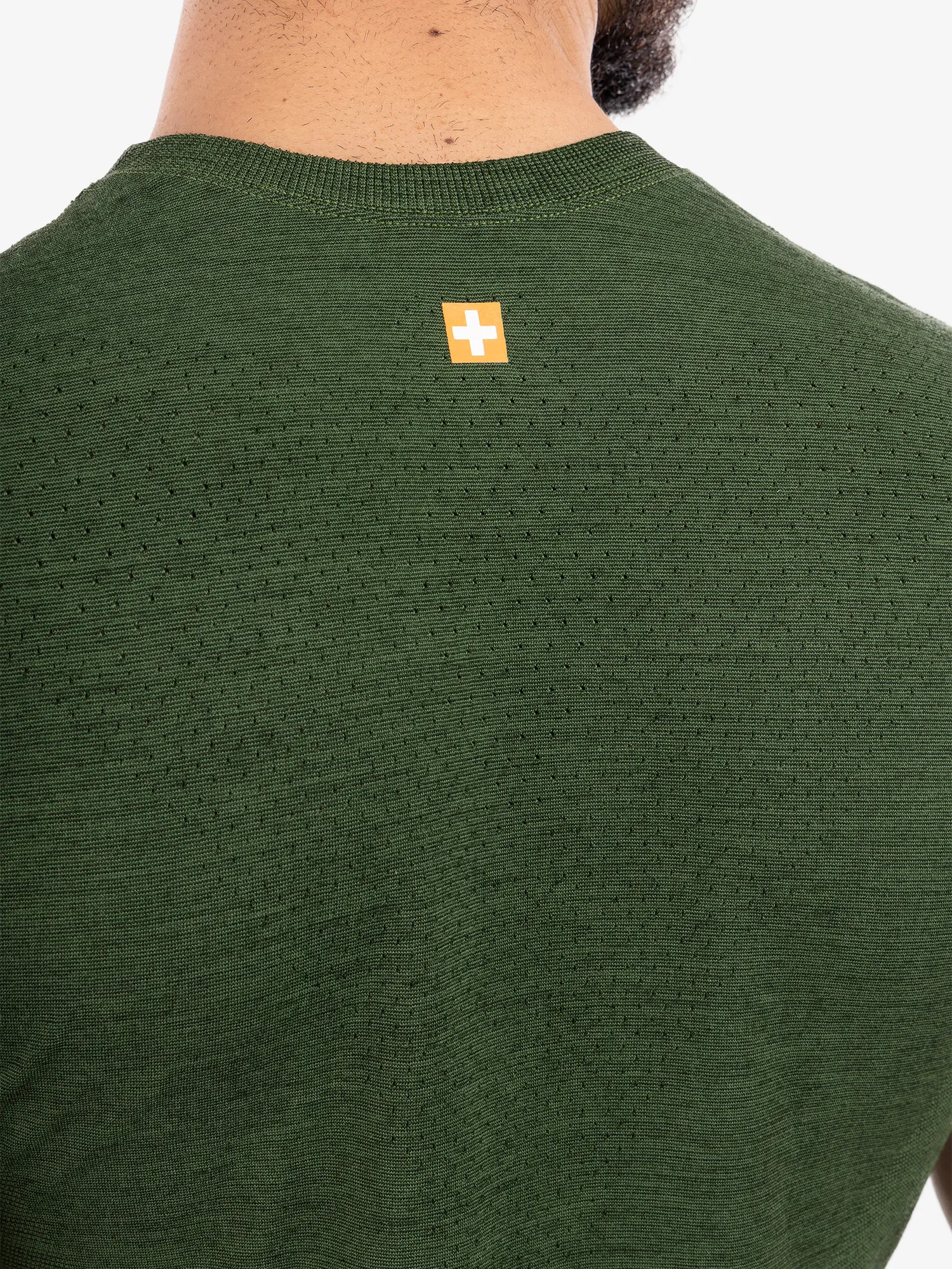 OUTDOOR WOOL PRO Férfi rövid ujjú merinó túrapóló - Zöld - Image 10