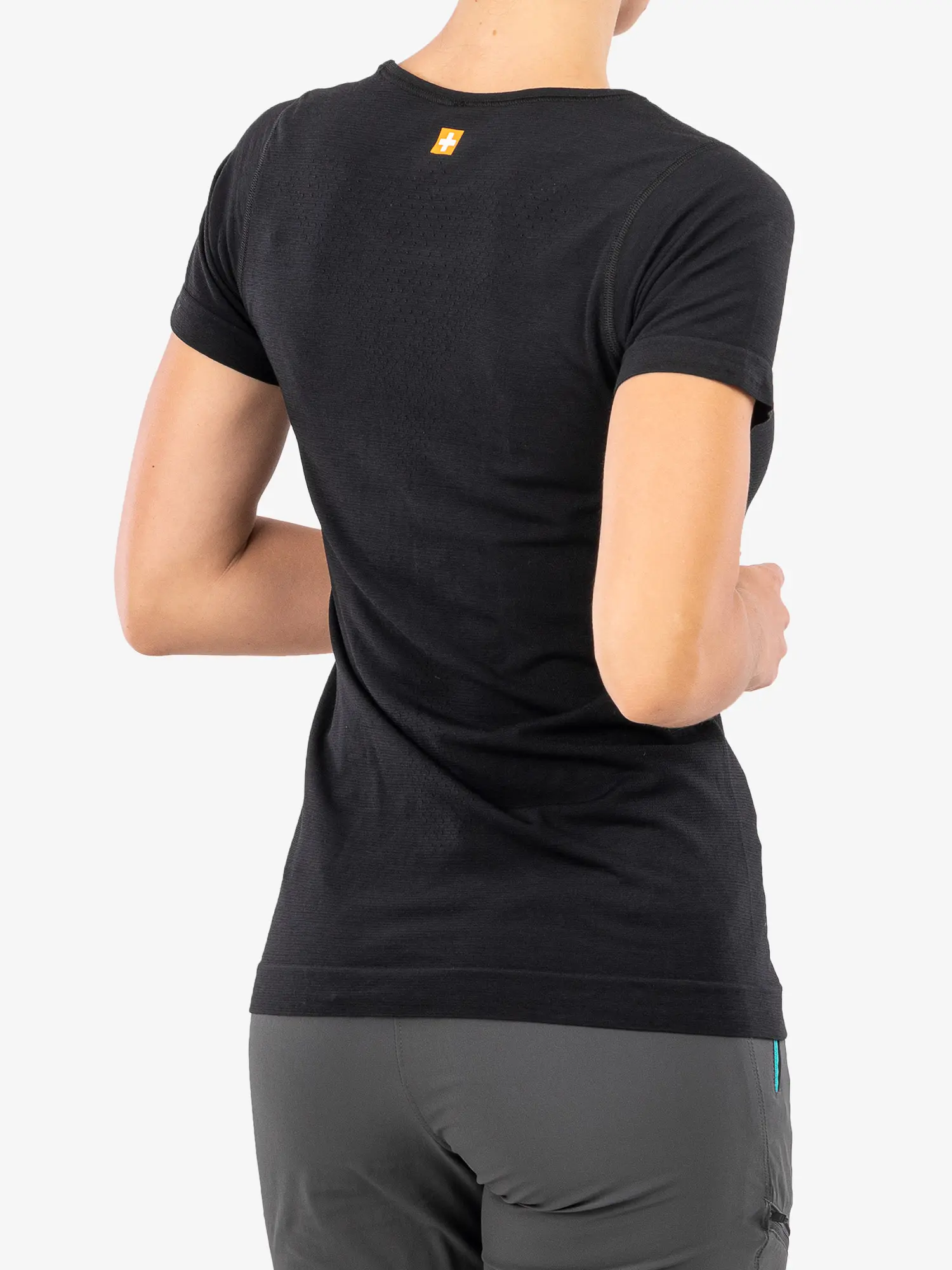 OUTDOOR WOOL PRO Női rövid ujjú merinó túrapóló - Fekete - Image 7