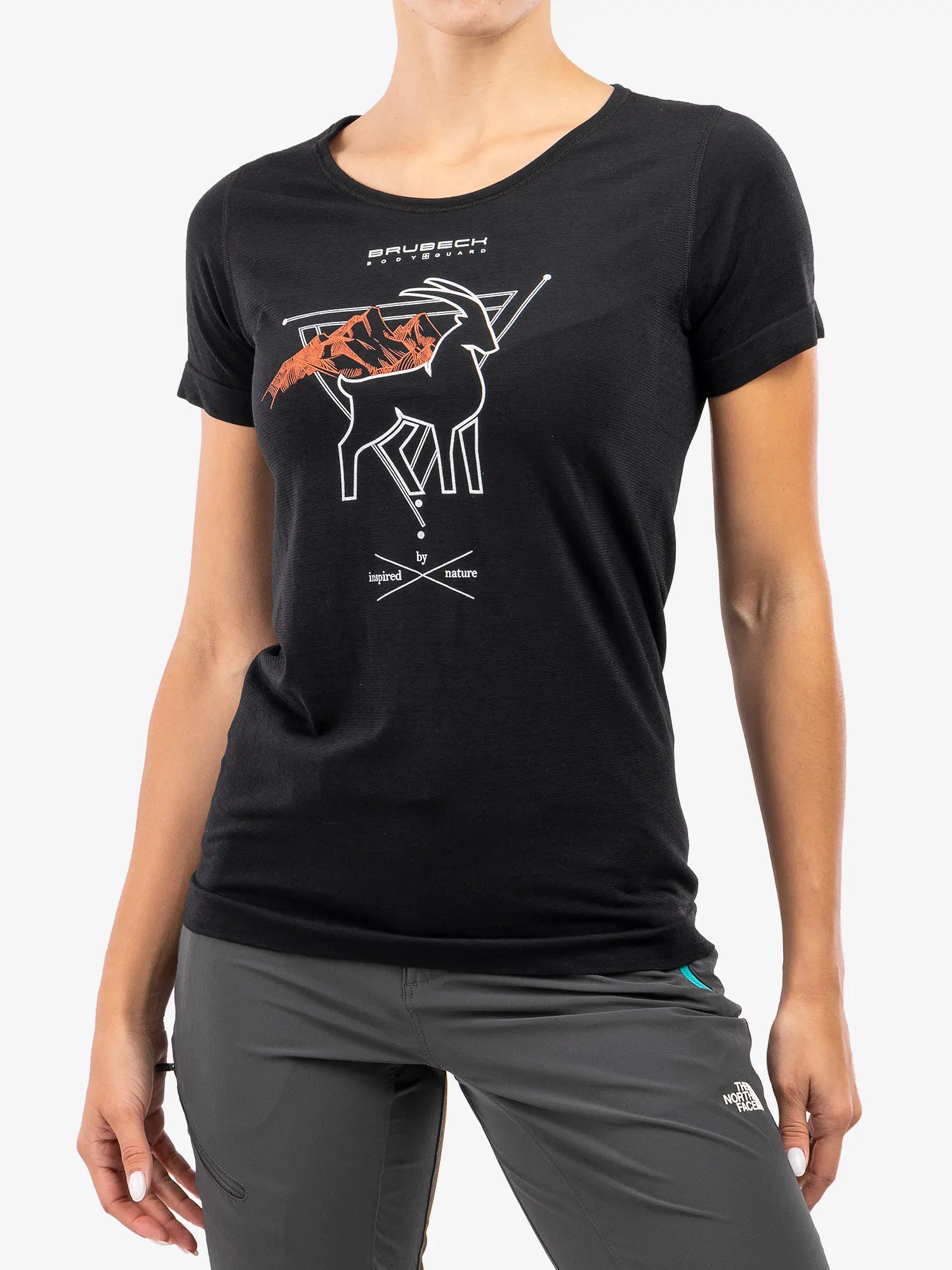 OUTDOOR WOOL PRO Női rövid ujjú merinó túrapóló - Fekete - Image 8