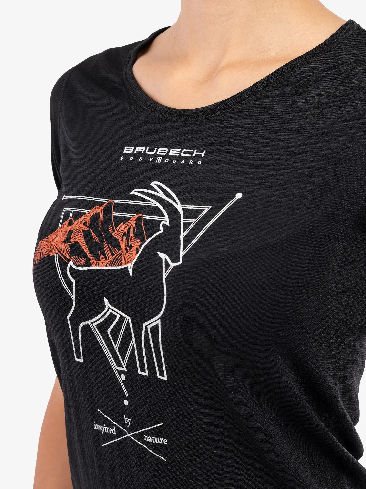 OUTDOOR WOOL PRO Női rövid ujjú merinó túrapóló - Fekete - Image 9