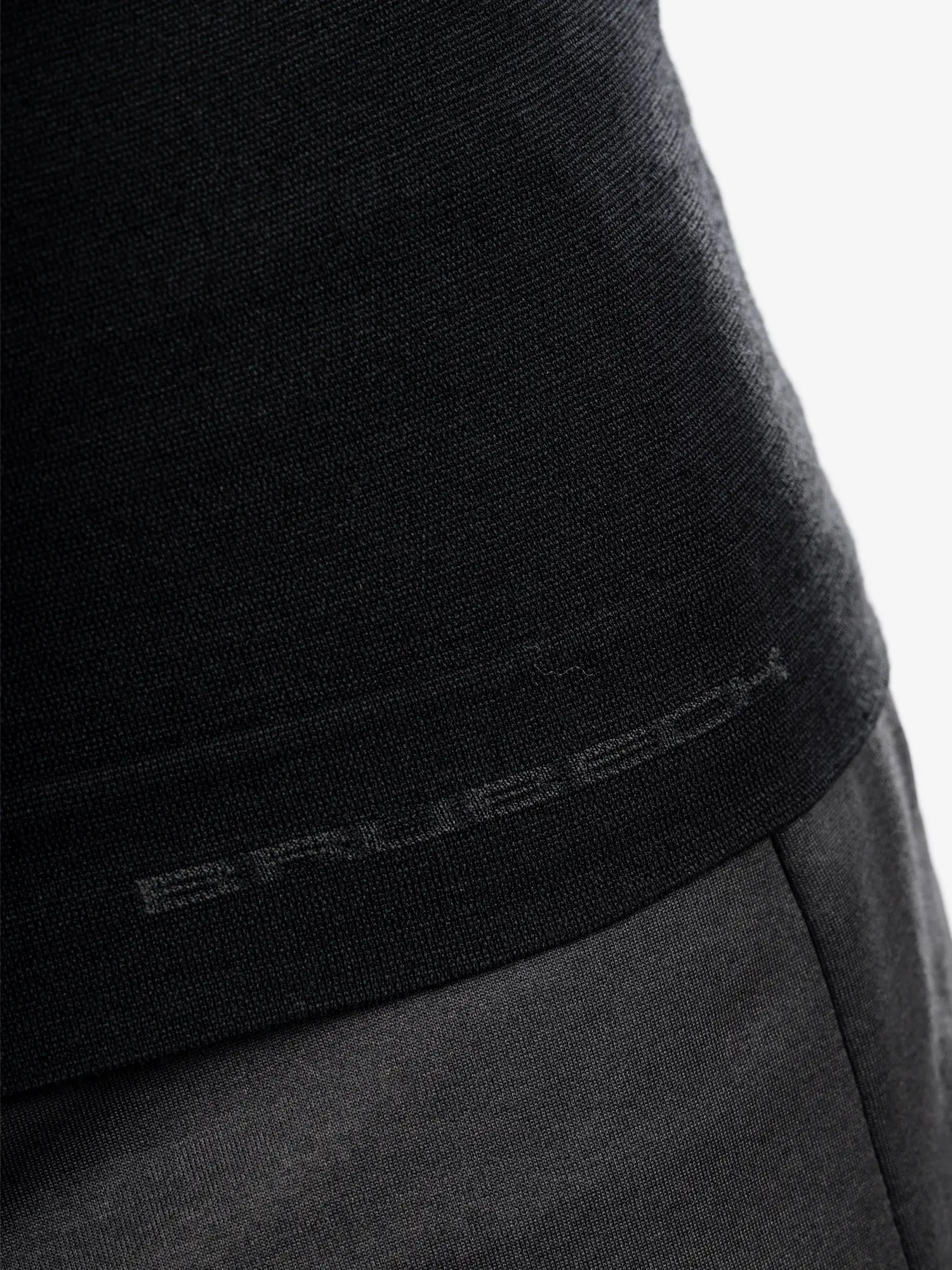 COMFORT WOOL Férfi rövid ujjú merinó gyapjú póló - Fekete - Image 4