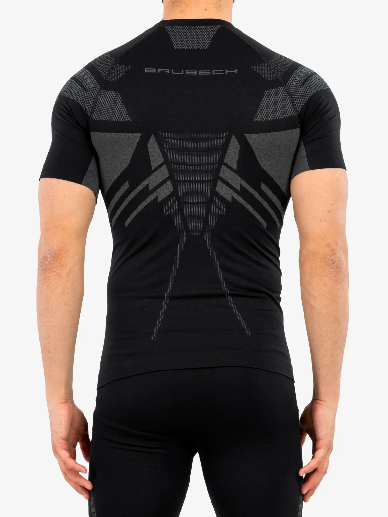 DRY Férfi rövid ujjú felső - Fekete / Grafit - Image 6