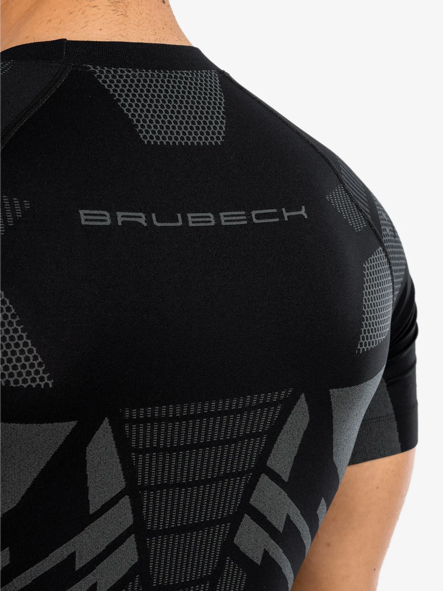 DRY Férfi rövid ujjú felső - Fekete / Grafit - Image 12