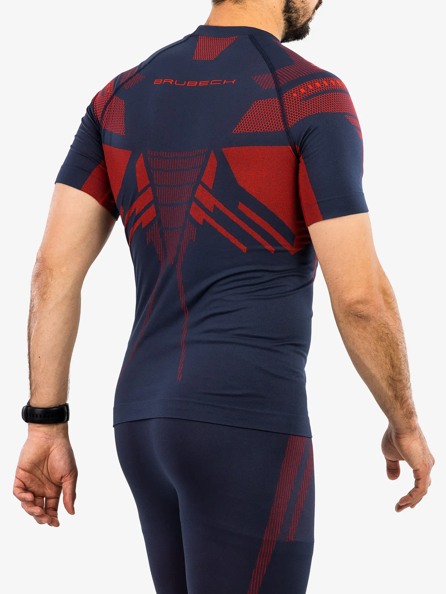 DRY Férfi rövid ujjú felső - Kék / Piros - Image 5