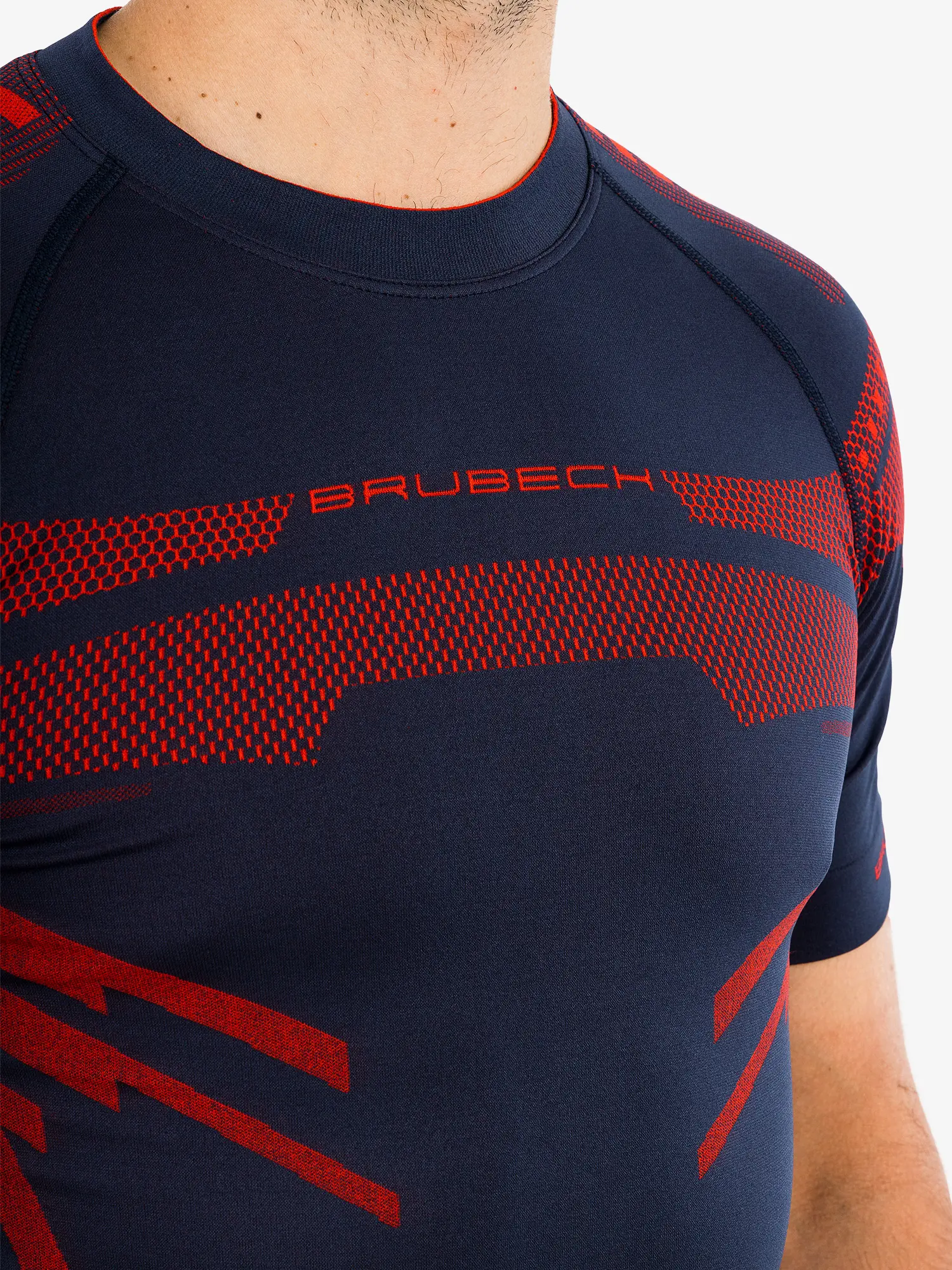 DRY Férfi rövid ujjú felső - Kék / Piros - Image 10