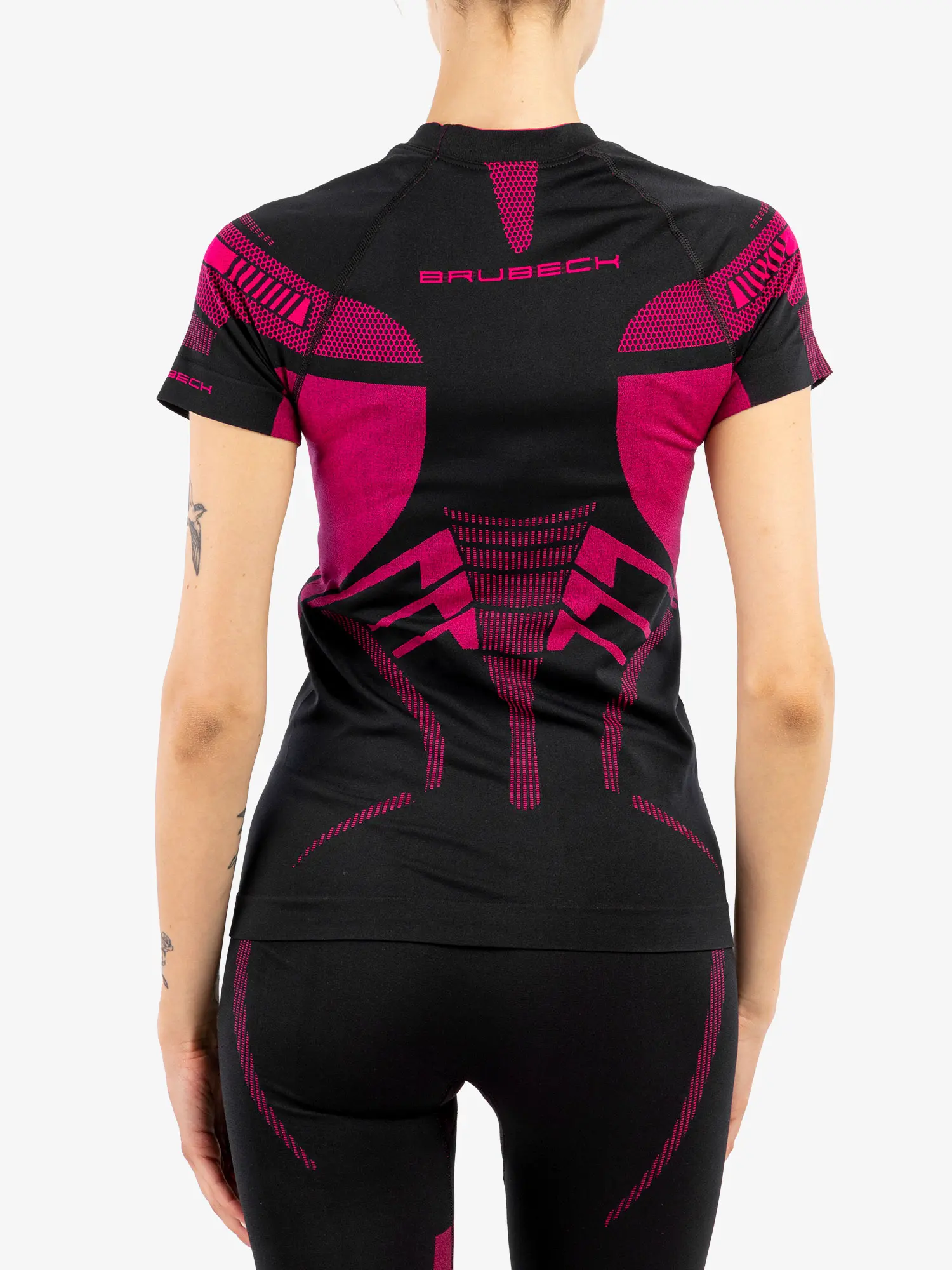 DRY Női rövid ujjú felső - Fekete / Pink - Image 8