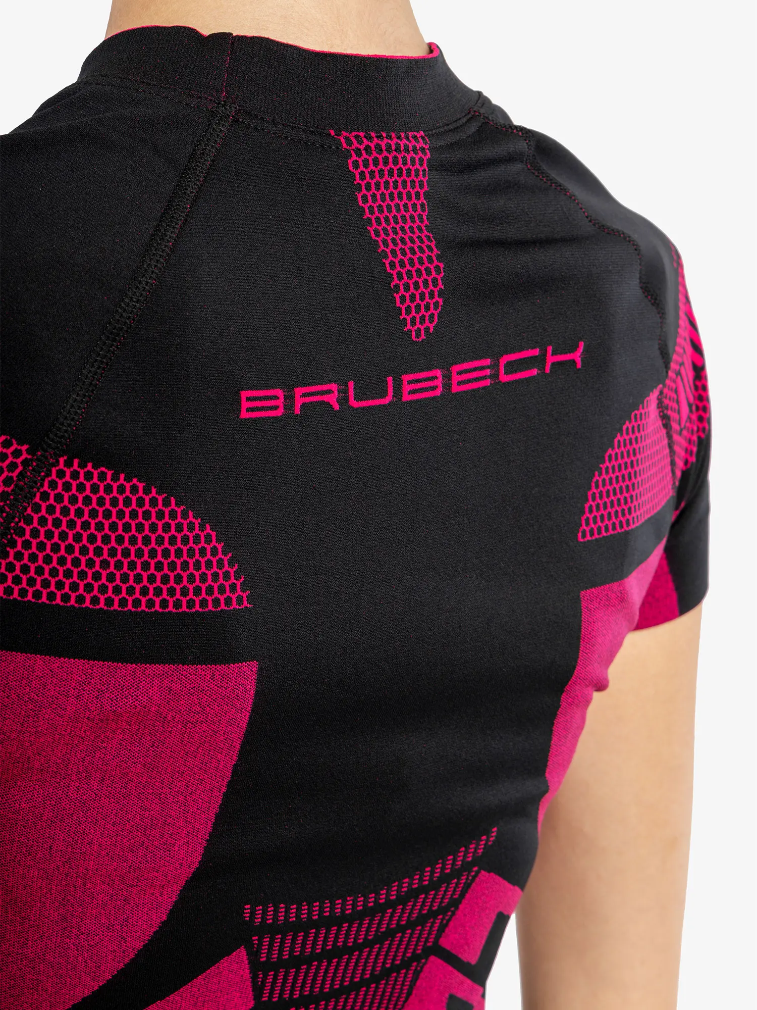DRY Női rövid ujjú felső - Fekete / Pink - Image 12