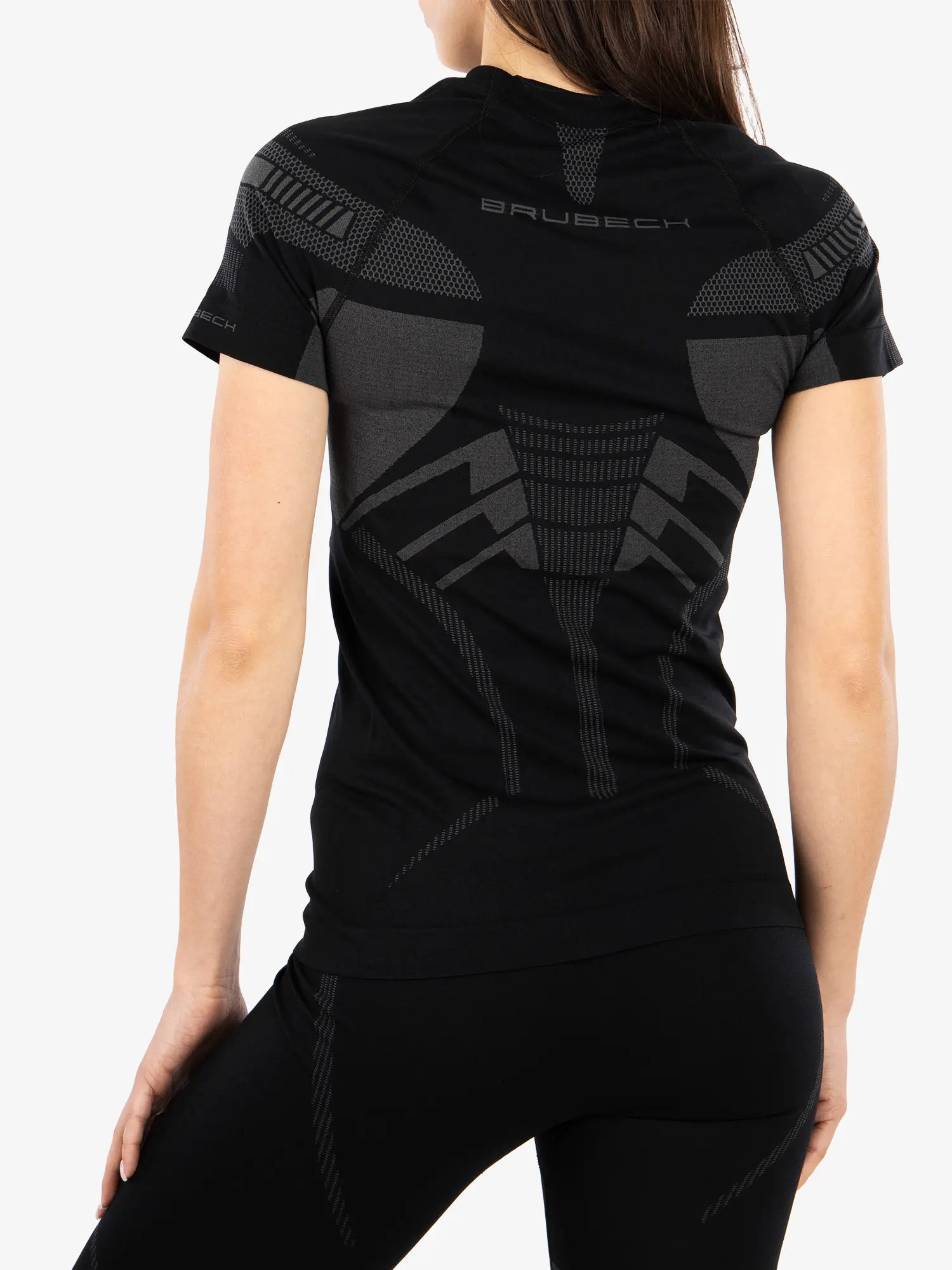 DRY Női rövid ujjú felső - Fekete / Grafit - Image 6