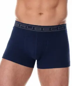 COMFORT COTTON Férfi pamut trunk alsónadrág - Sötétkék