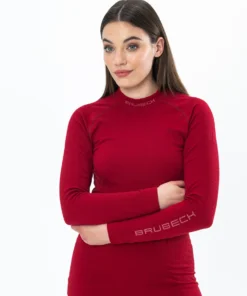 Alternative view of EXTREME THERMO Női aláöltözet felső - Burgundi