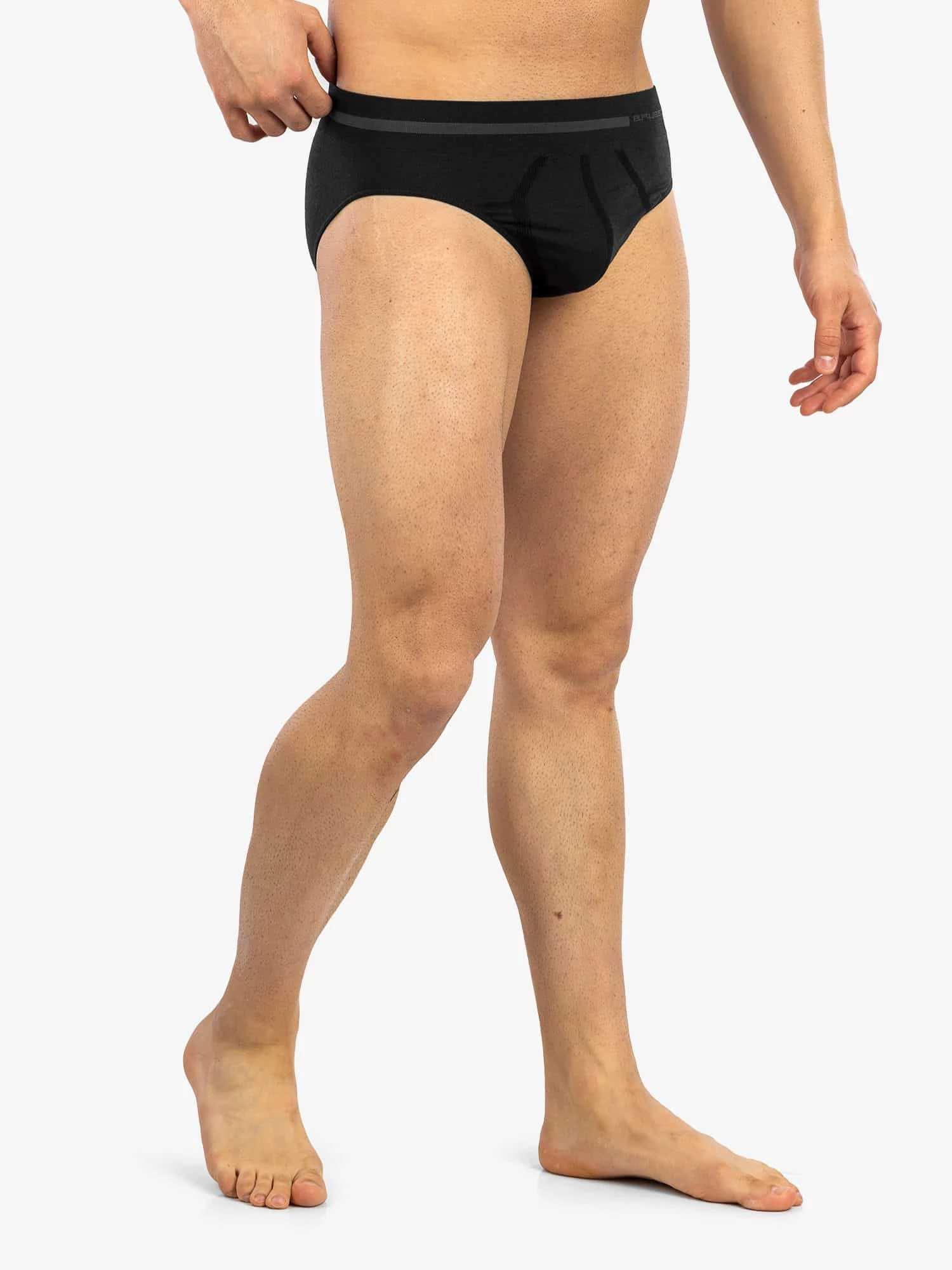 COMFORT WOOL Férfi merinó gyapjú alsónadrág - Fekete - Image 6