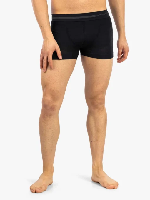 COMFORT WOOL Férfi merinó gyapjú boxer - Fekete - Image 6