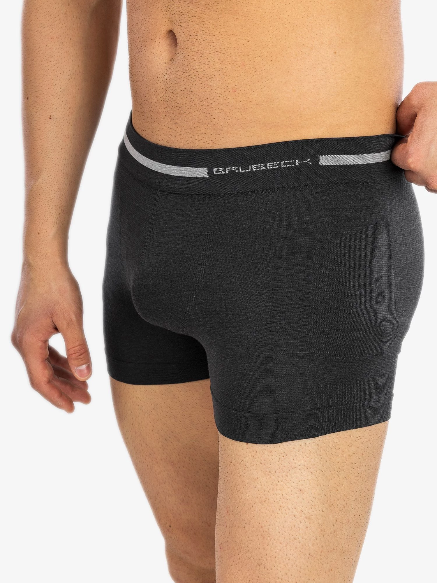 COMFORT WOOL Férfi merinó gyapjú boxer - Grafit - Image 5