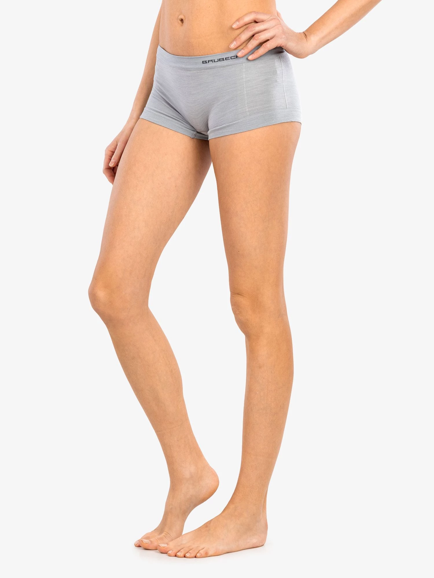 COMFORT WOOL Női merinó gyapjú boxer - Szürke - Image 6