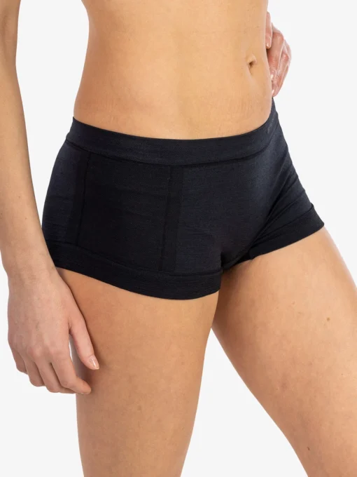 COMFORT WOOL Női merinó gyapjú boxer - Fekete - Image 5