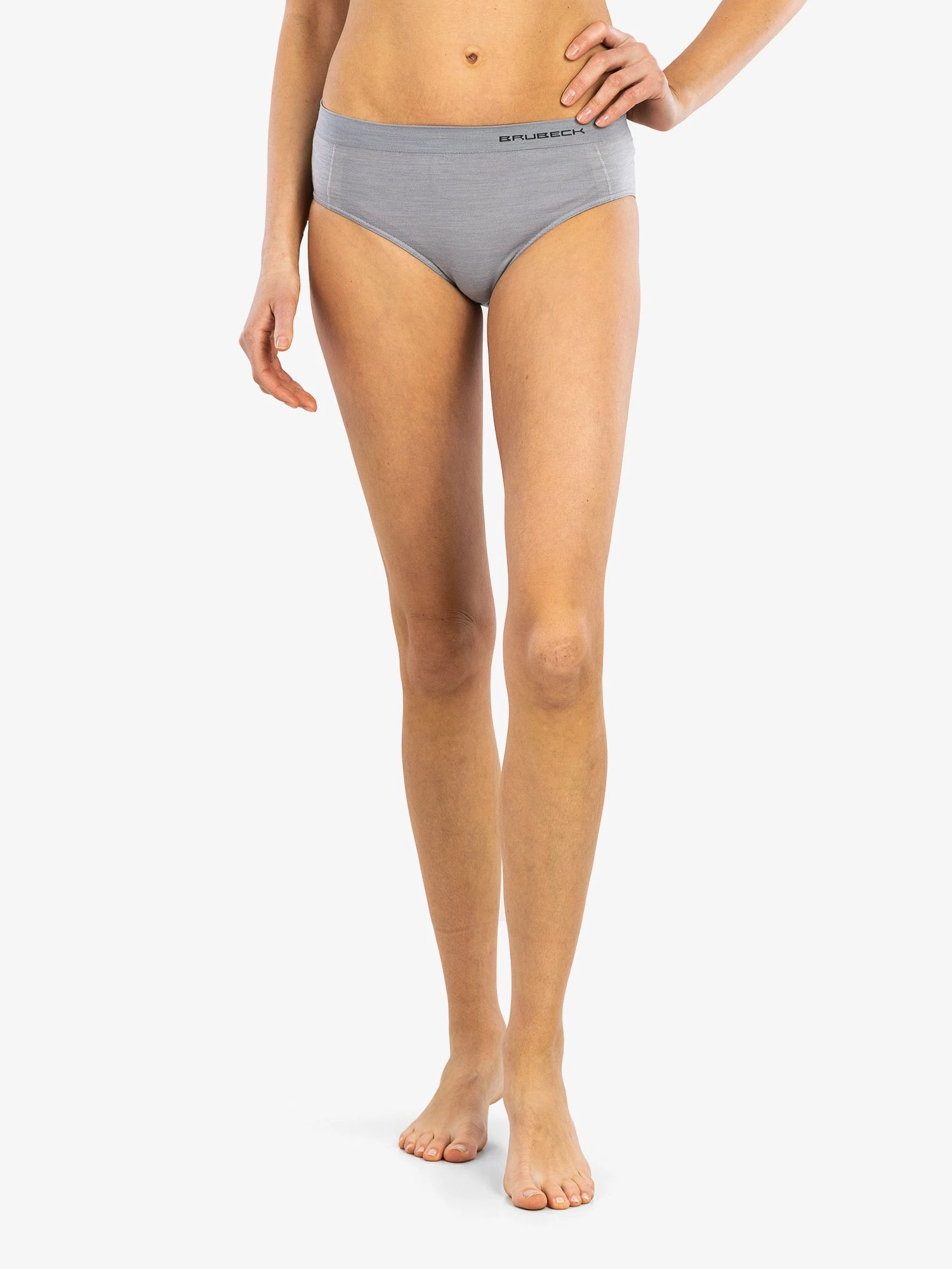 COMFORT WOOL Női merinó gyapjú maxi bugyi - Szürke - Image 6