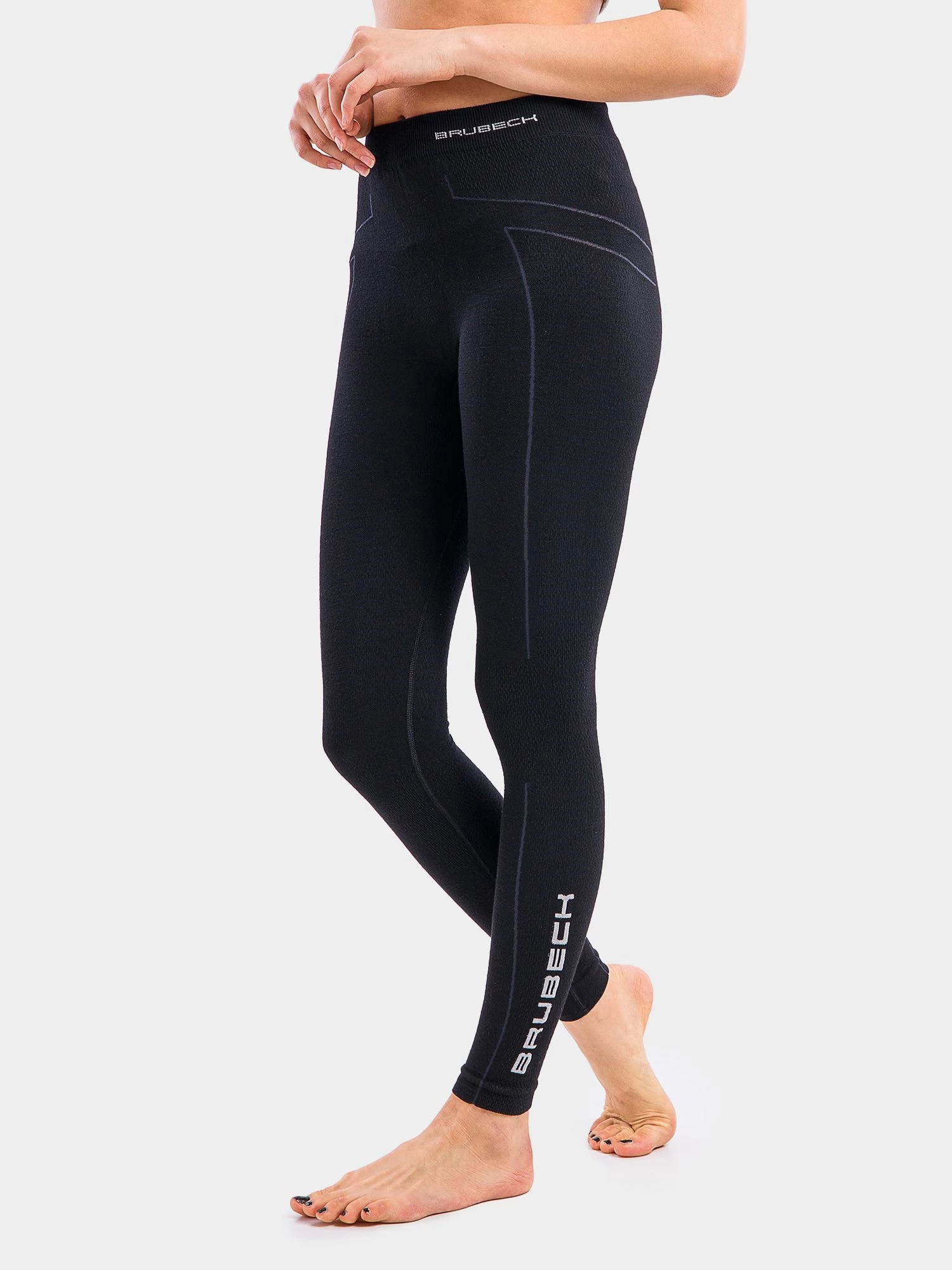 EXTREME WOOL Női merinó gyapjú aláöltözet alsó - Fekete - Image 5