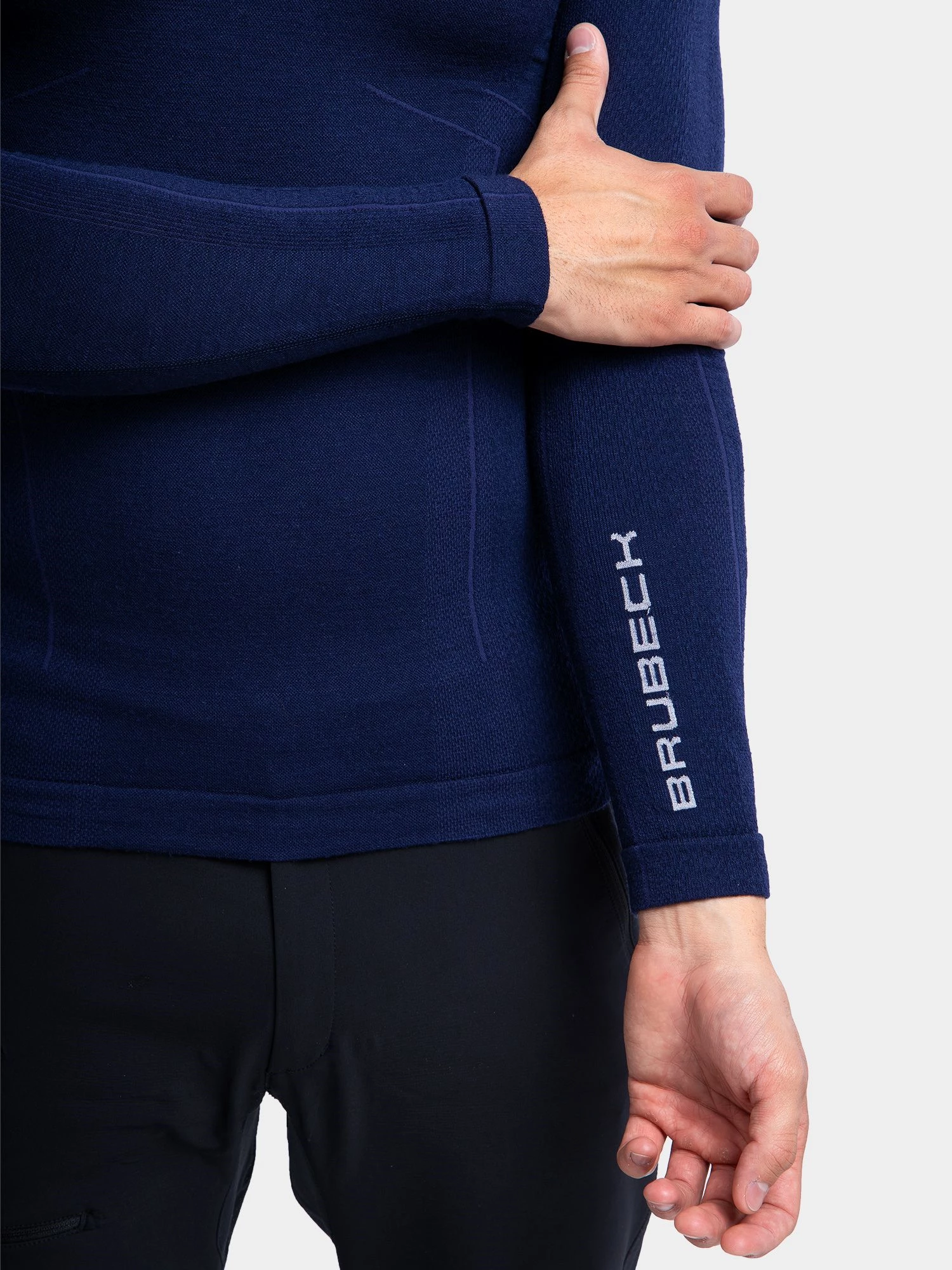 EXTREME WOOL Férfi merinó gyapjú aláöltözet felső - Sötétkék - Image 6