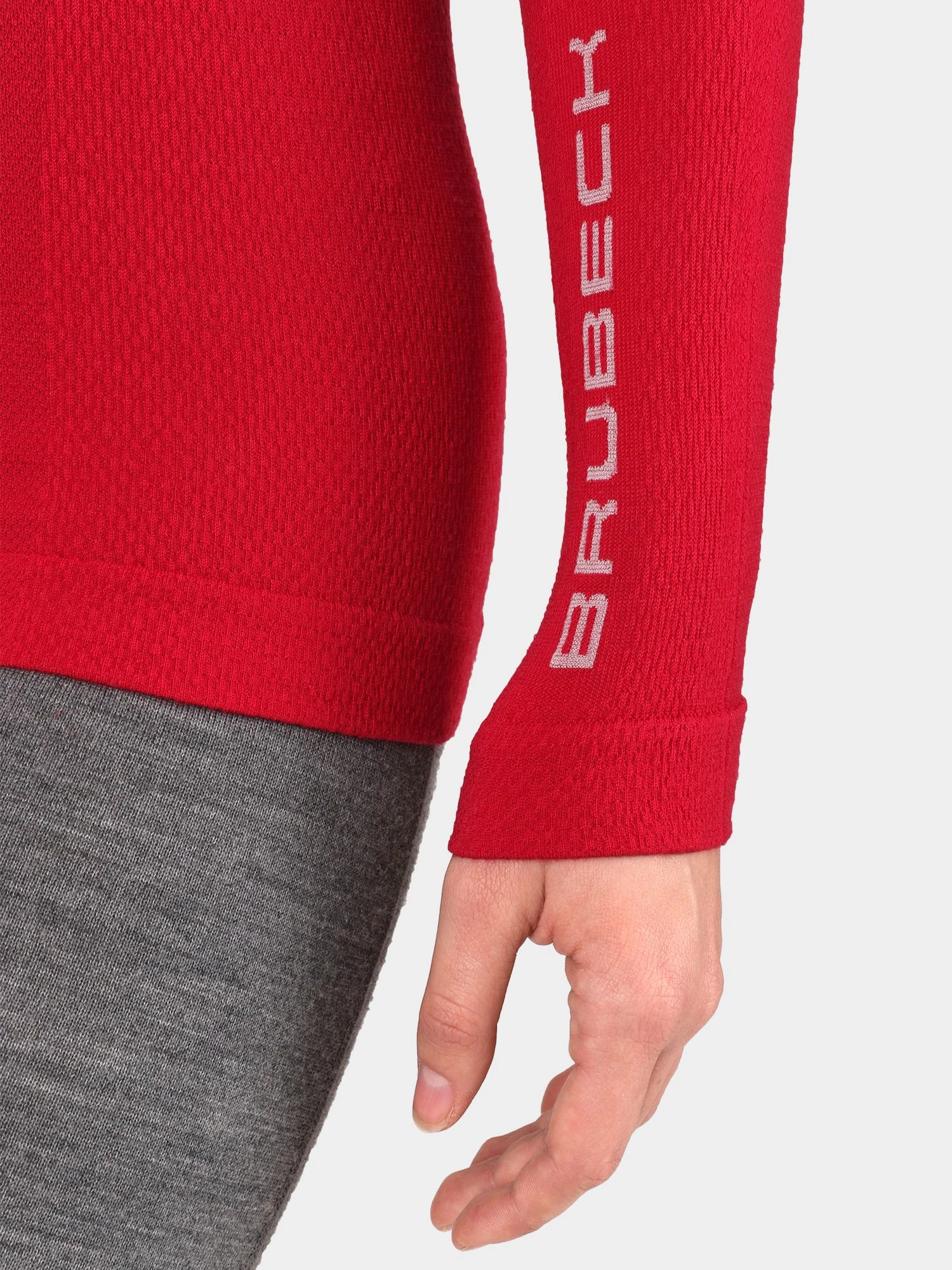 EXTREME WOOL Női merinó gyapjú aláöltözet felső - Málna - Image 6