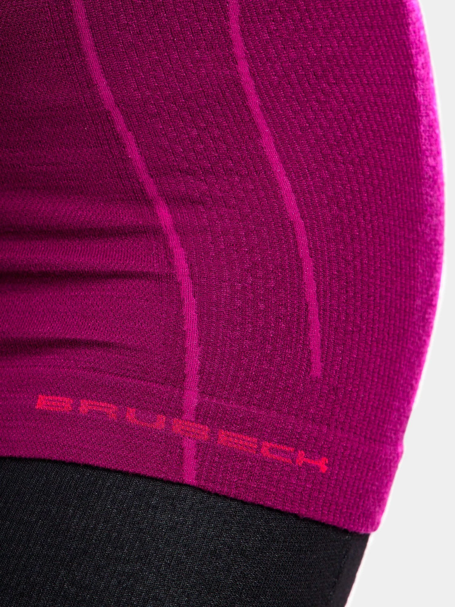 ACTIVE WOOL Női merinó gyapjú hosszú ujjú felső - Szilva - Image 8