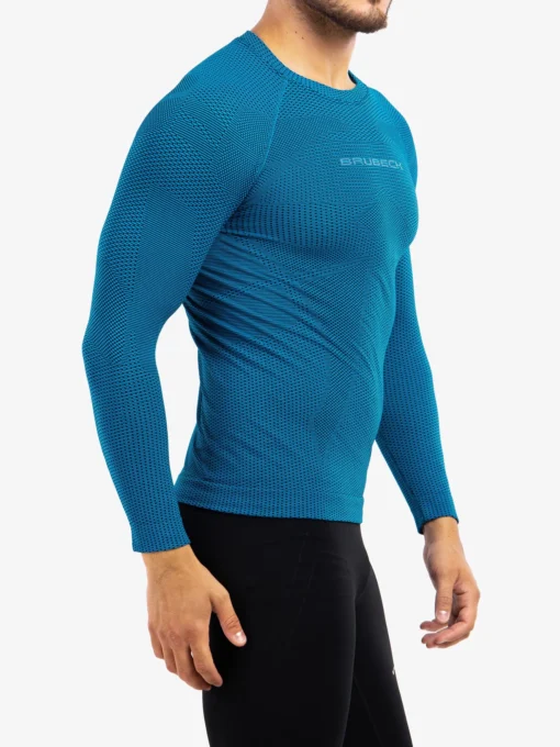 3D PRO Férfi hosszú ujjú sportfelső - Kék - Image 8