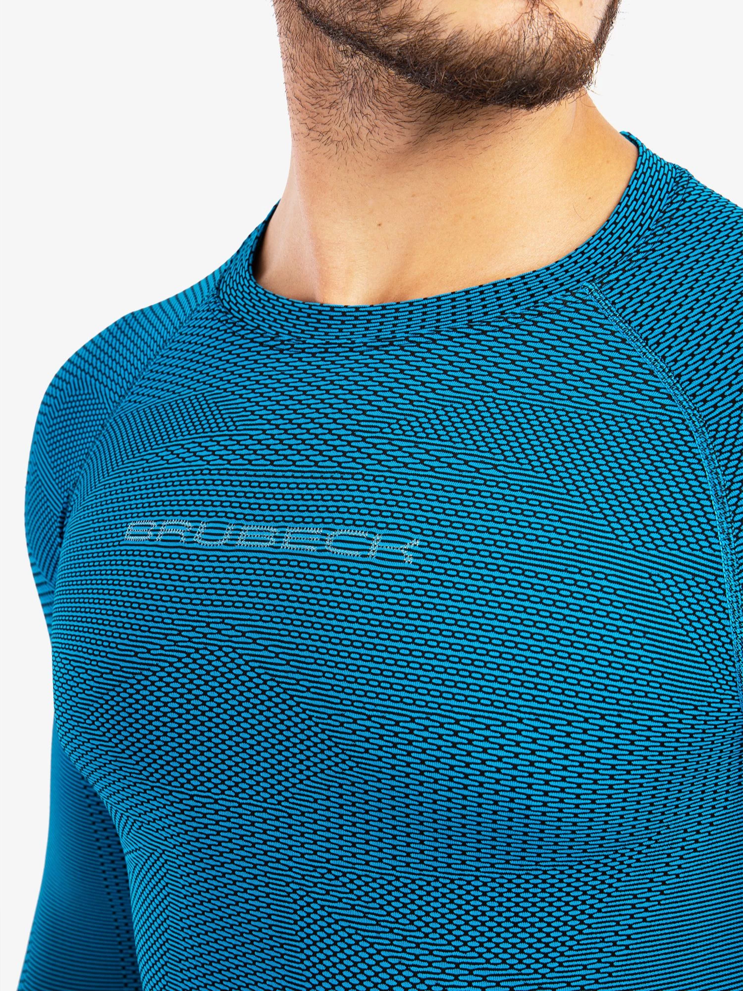 3D PRO Férfi hosszú ujjú sportfelső - Kék - Image 6
