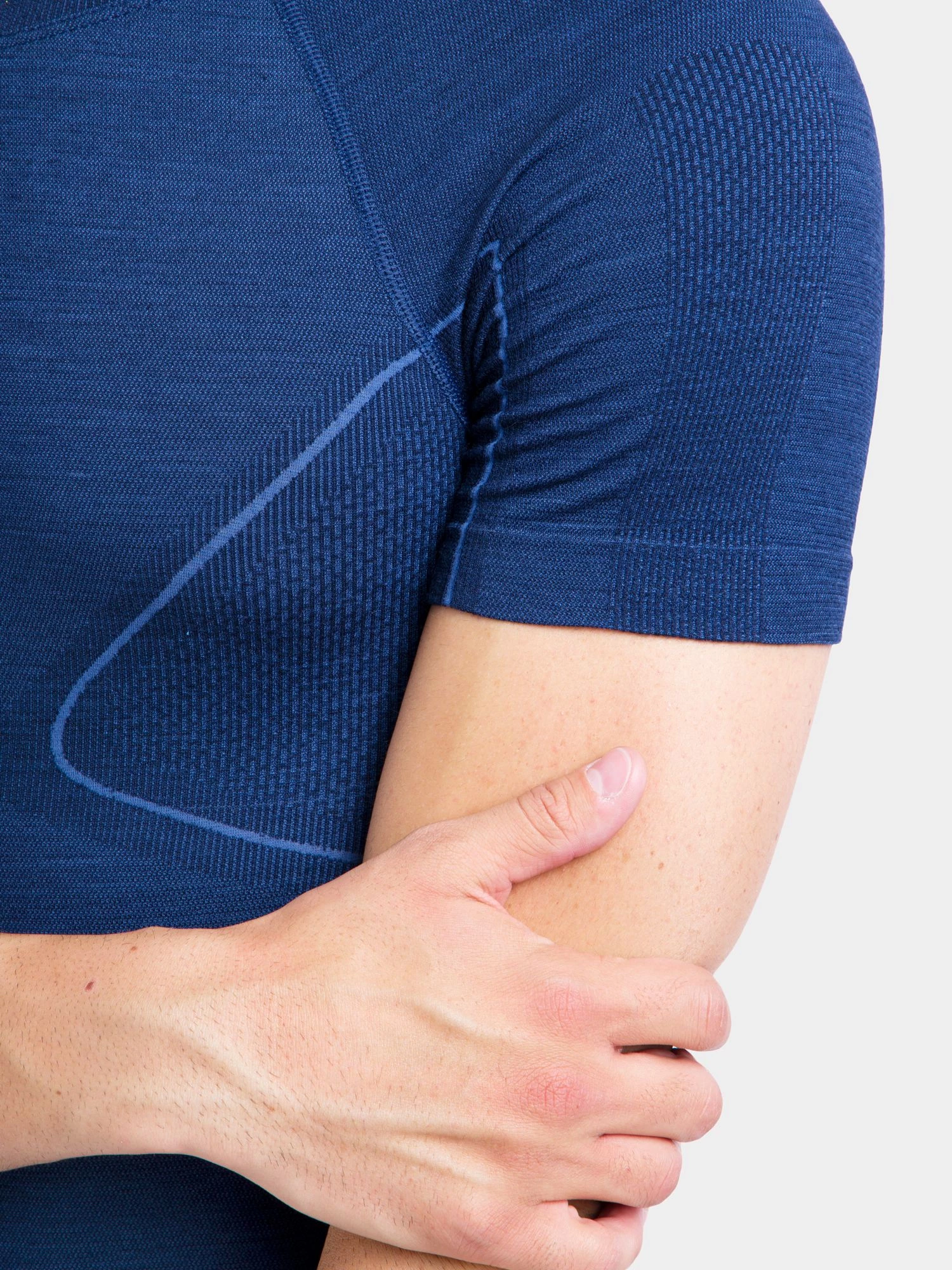 ACTIVE WOOL Férfi merinó gyapjú rövid ujjú felső - Sötétkék - Image 5