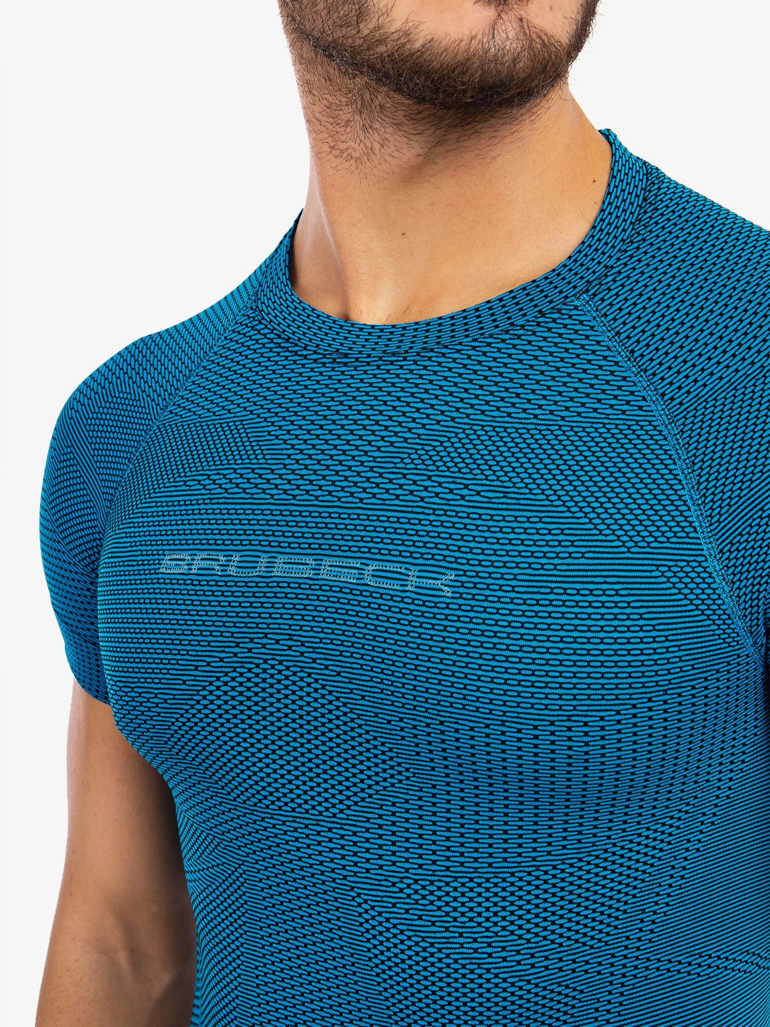3D PRO Férfi rövid ujjú sportfelső - Kék - Image 5