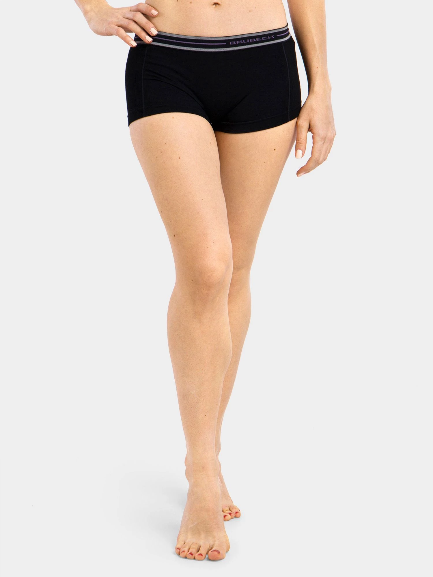 ACTIVE WOOL Női merinó gyapjú boxer - Fekete - Image 5