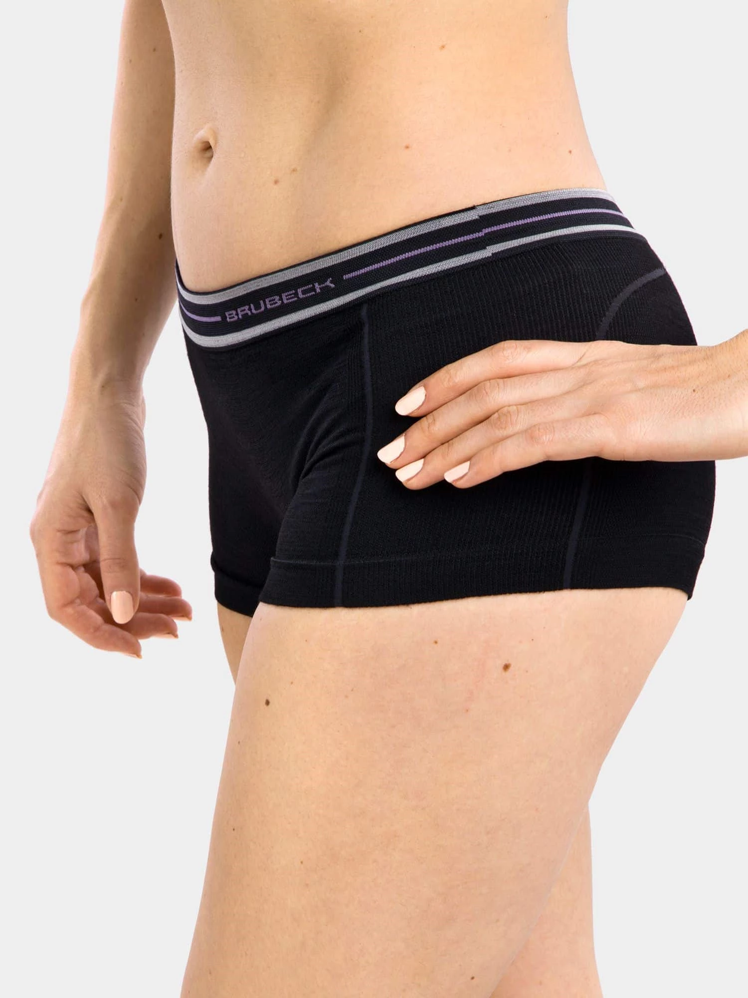 ACTIVE WOOL Női merinó gyapjú boxer - Fekete - Image 3