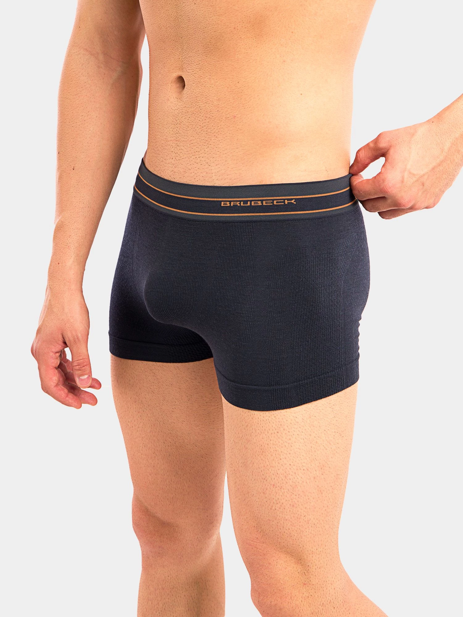 ACTIVE WOOL Férfi merinó gyapjú boxer - Grafit - Image 5